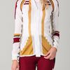 Alexander Wang Athletic Patchwork Cardigan in Multicolor (white) - Lyst