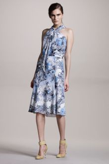Erdem Romily Floralprint Halter Dress - Lyst