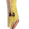Jason Wu Pleated Sport Mesh Dress in Yellow - Lyst
