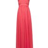 Mango VNeck Gown in Red (7a) - Lyst