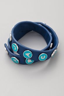 Marc By Marc Jacobs Dreamy Logo Double Wrap Bracelet - Lyst