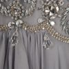 Marchesa Strapless Embroidered Bodice Gown in Blue - Lyst
