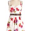 Modcloth Painting The Peonies Dress in White - Lyst