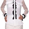 Prabal Gurung All Ruffles Shirt in White - Lyst