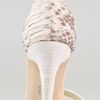 Tibi Amber Snake High Heel Sandals in White - Lyst