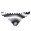 Topshop Navy Stripe Frill Bikini Pant in Blue (navy blue) - Lyst