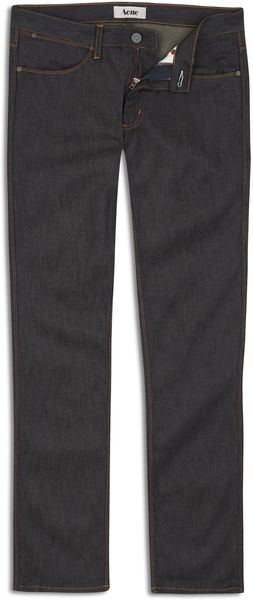 Acne Roc Raw Jeans Regular L34 in Blue for Men (tan) - Lyst