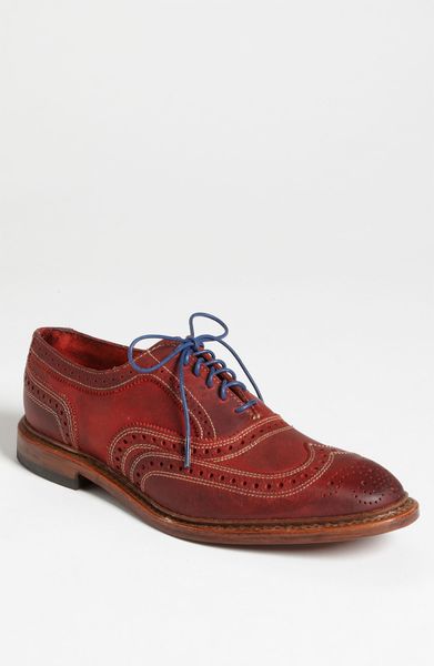 Allen Edmonds Neumok Oxford in Red for Men (red leather) - Lyst