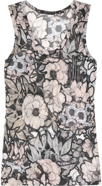  Floral Print Modal Tank 