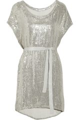 Diane Von Furstenberg Sol Sequined Silk Chiffon Dress