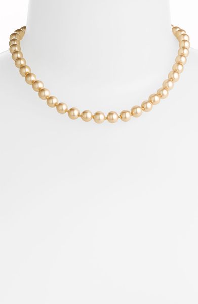 Givenchy Kalahari Pearl Necklace in Gold (gold pearl/ gold) - Lyst
