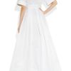 Jil Sander Language Stretch Cotton Gown in White - Lyst