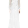 Philosophy Di Alberta Ferretti Silkchiffon Gown in White (ivory) - Lyst