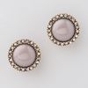 Rachel Leigh Estates Perfect Stud Earrings in Beige (natural) - Lyst