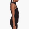 Rick Owens Leather Trimmed Scarf Tank Top in Black - Lyst