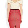 Roland Mouret Herbert Off The Shoulder Wool Blend Dress in Beige (cream) - Lyst