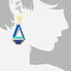 Tory Burch Floyd Earrings in Yellow - Lyst