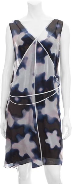  Printed Silk Dress 