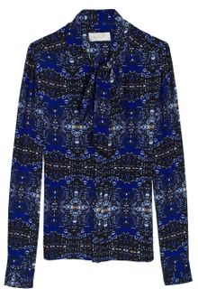 A.L.C. Izzie Batik Silk Blouse - Lyst