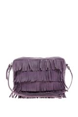 Asos Leather Fringe Across Body Bag