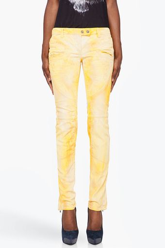 Balmain  Printed Jeans - Lyst