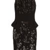 Elie Saab Short Sequin Dress in Black - Lyst