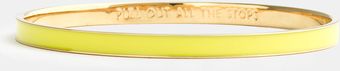 Kate Spade Idiom Ultra Thin Enamel Bangle - Lyst