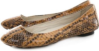 Kors By Michael Kors Odette Snakeskin Flats - Lyst