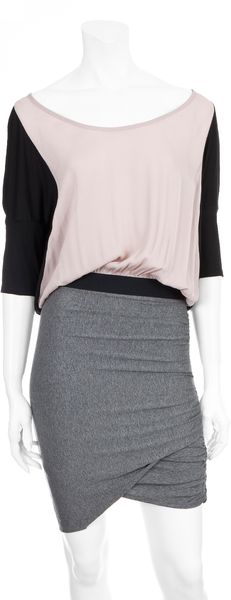  Contrast Combo Dress 