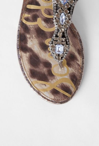 sam edelman silver flat sandals