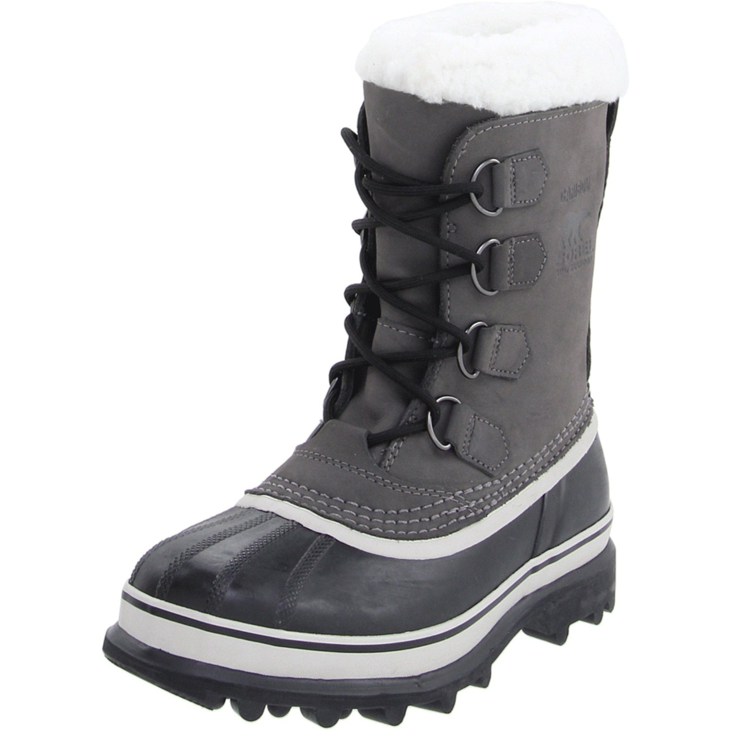Sorel Womens Caribou Boot in Black (shale/stone) Lyst