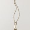 Theodora & Callum Geometric Necklace in White (ivory) - Lyst