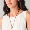 Theodora & Callum Geometric Necklace in White (ivory) - Lyst