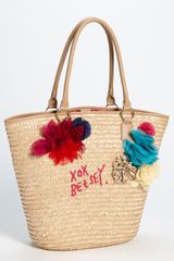 Betsey Johnson Straw Tote