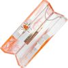 Charlotte Olympia Pandora Feather Perspex Box Clutch in Orange (coral) - Lyst