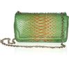 Christian Louboutin 20th Anniversary Artemis Plumes Python Shoulder Bag in Green - Lyst