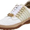 Dsquared2 Dsquared2 Womens Donna Vitello Sport 251 Fashion Sneaker in Gold (bianco platino sabbia) - Lyst