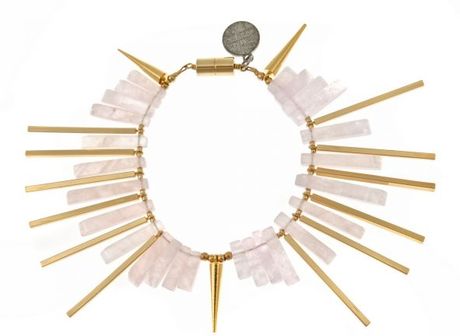 Gemma Redux Rose Quartz Soraya Bracelet in Pink (rose) - Lyst