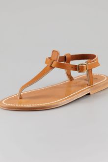 K. Jacques Flat Tstrap Thong Sandal - Lyst