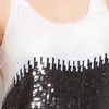 Parker Racerback Sequin Minidress in Black (cream/ black) - Lyst