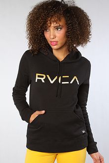 RVCA The Big Rvca Fade Hoody in Black - Lyst
