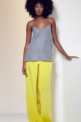 Tibi Silk Wide Leg Pant