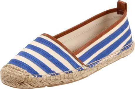 Tommy Hilfiger Womens Hope Flat in Blue (blue/tan) - Lyst