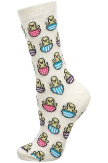 Topshop Easter Egg and Chick Socks - Lyst