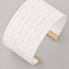 Tory Burch Logo Pattern Lucite Cuff in White - Lyst