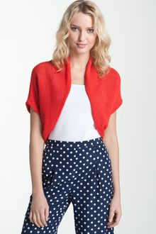 Vince Camuto Open Stitch Shrug - Lyst