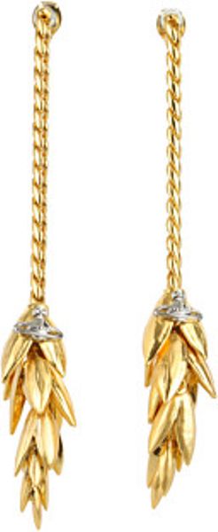 Vivienne Westwood Harvest Earrings in Gold (i) - Lyst