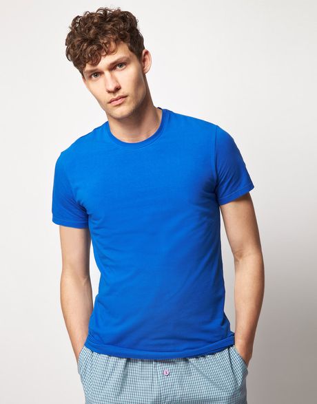 Calvin Klein  Tshirt in Blue for Men - Lyst