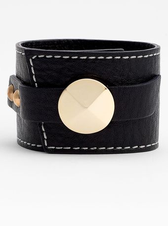 Cara Accessories Leather Wrap Cuff - Lyst
