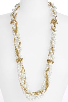Givenchy Indus Glass Pearl Multistrand Necklace - Lyst